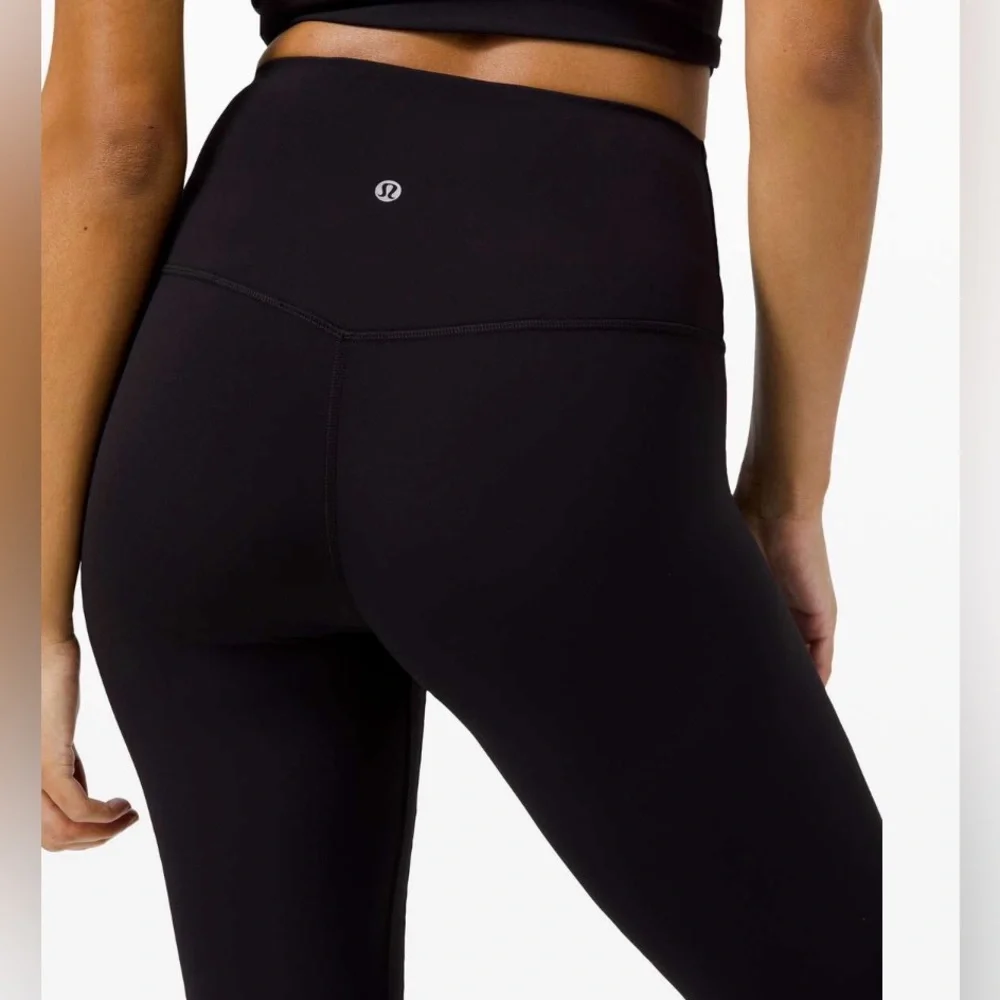 Lululemon Black Align High-Rise Tight 28" Twist Waist Leggings Ankle Full Length - Picture 16 of 16